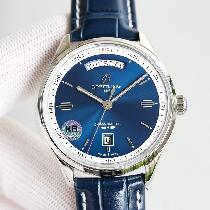 Extremely rare! Breitling Premier Automatic Day & Date 40 replica bus43366