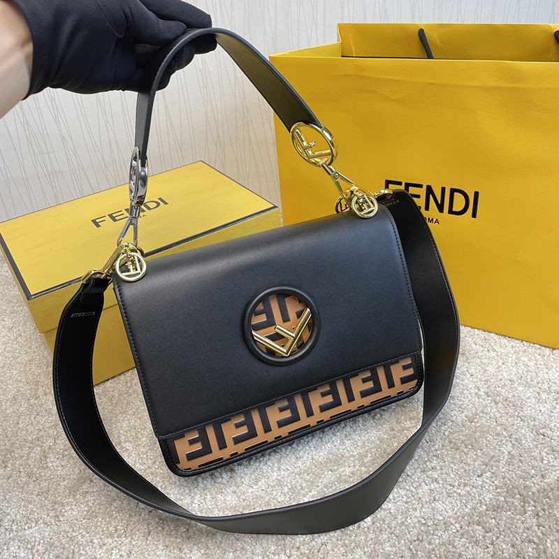 New Fall/Winter Fendi Canai F Replica Leather Bag fem67499