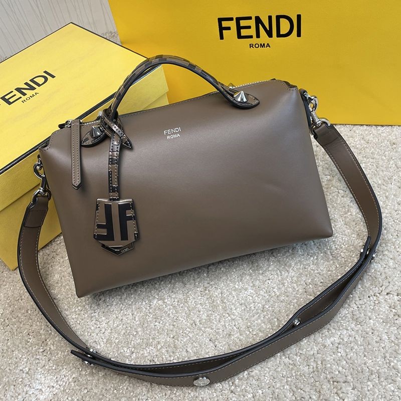 Cute Fendi By The Way Replica Medium Leather Boston Bag fef32918