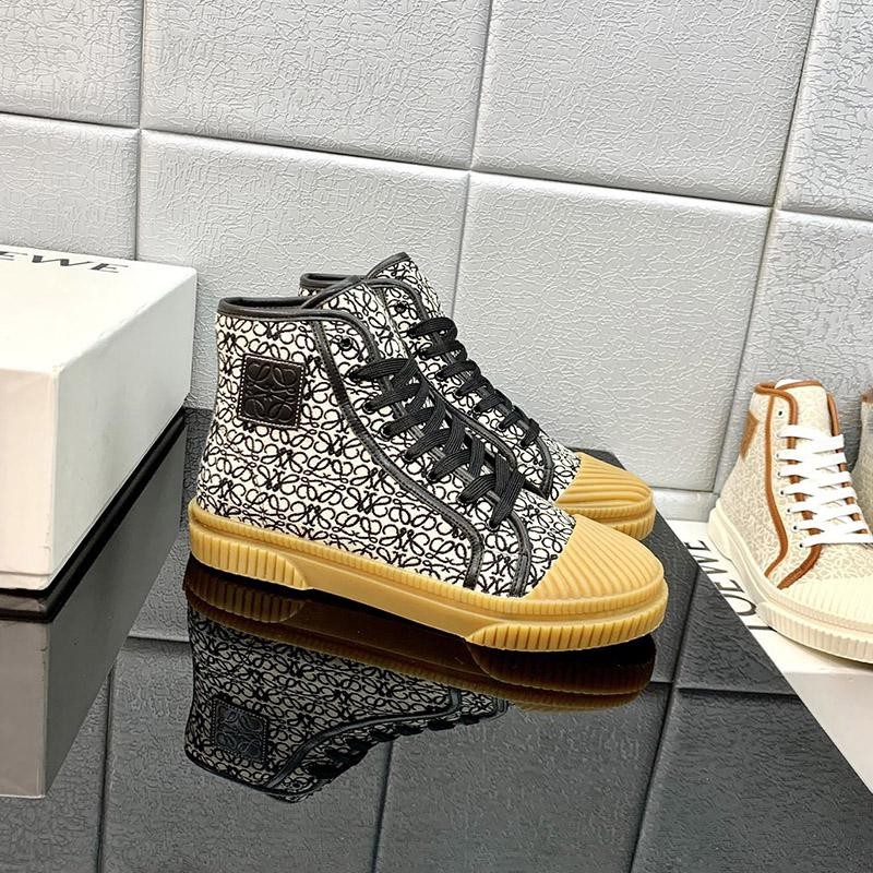 ★Loewe replica★Anagram high top sneakers canvas loo16437