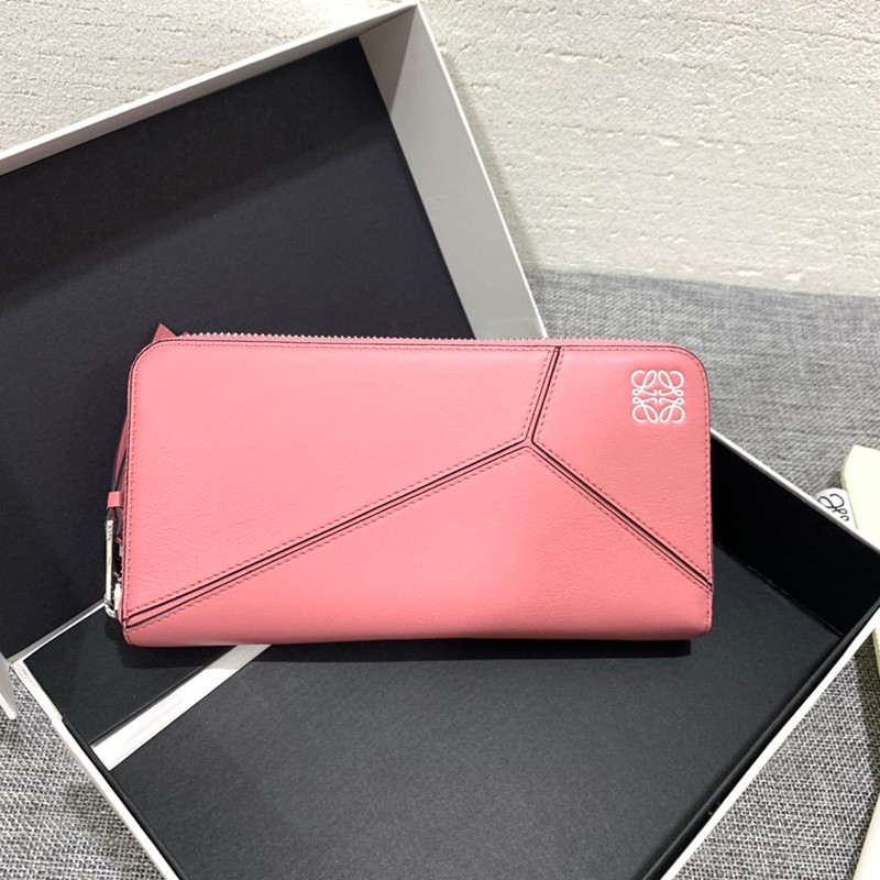 Cute Loewe Wallet Puzzle Replica Round Zip Wallet lot61143