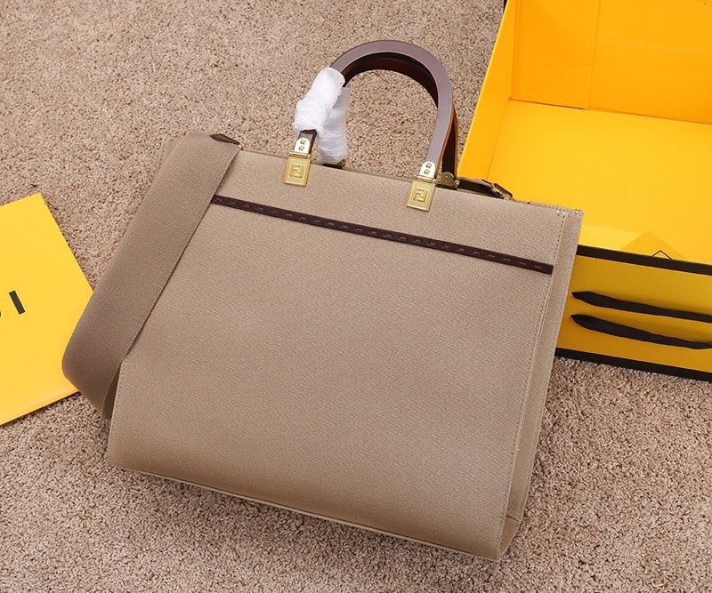 Very popular all over the world? Fendi Sunshine replica medium canvas embroidered bag fee75319