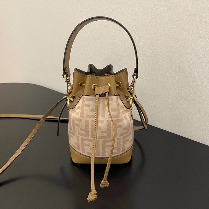 Fendi Mon Tresor replica suede FF mini bag not available in Japan fec05192