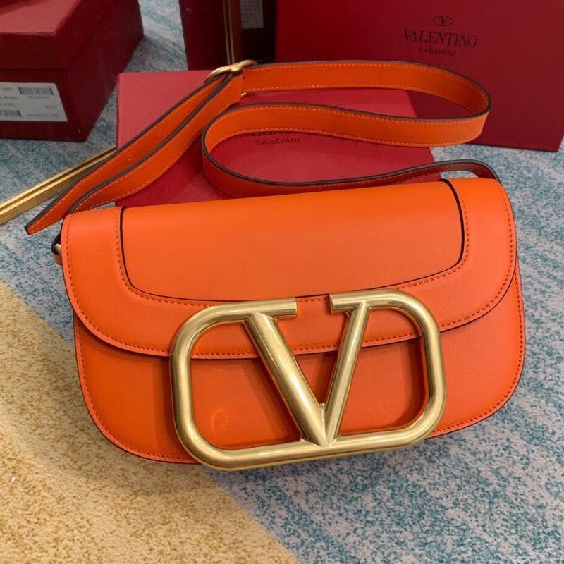 Cute Valentino Shoulder Bag Copy V Logo SUPERVEE Leather Crossbody Bag Vub81724