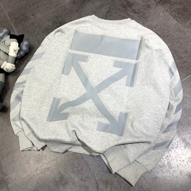 Very popular! Off-White hoodie replica striped logo oversized hoodie ofu43775