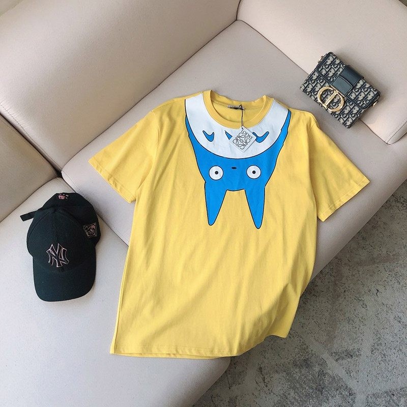 Very popular all over the world? Cute Loewe Totoro T-shirt replica collaboration cotton los38605