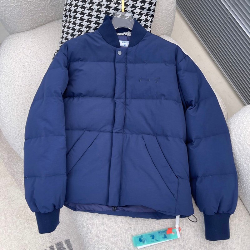New sale Off-White script logo down jacket fake ofp34313