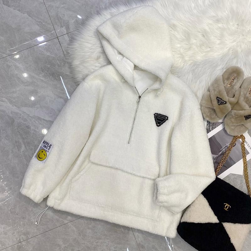 ★Popular in Japan! Bottega Veneta copy fleece with hood and fur bov02169