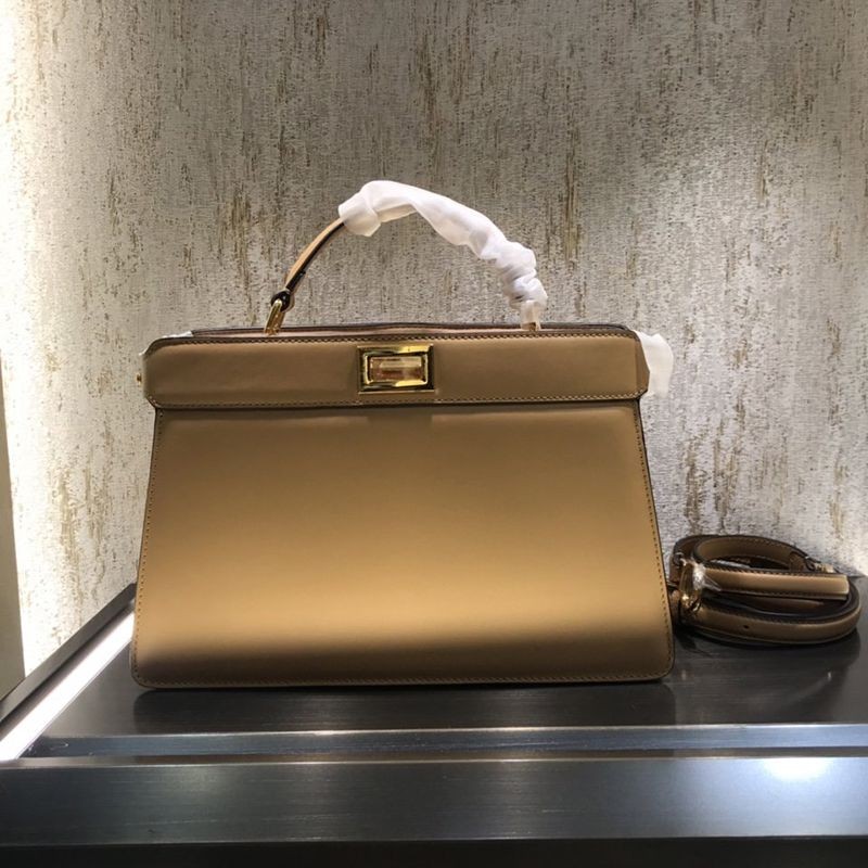 Free shipping Fendi replica Peekaboo iSeeU small leather bag fea80392