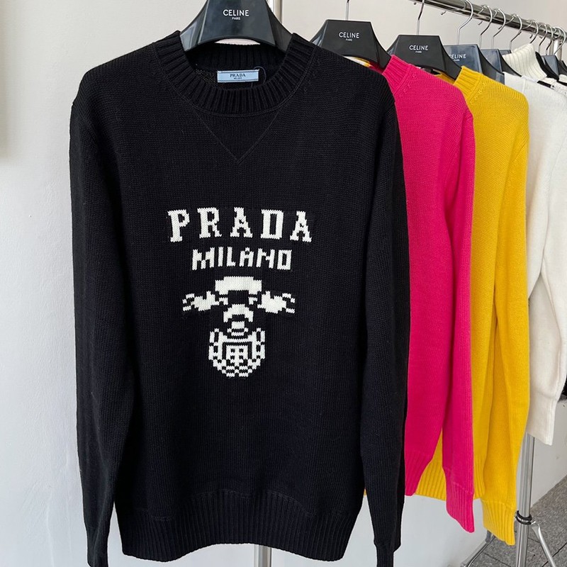 Very popular! Replica Prada sweater cashmere wool 3 colors puo30265