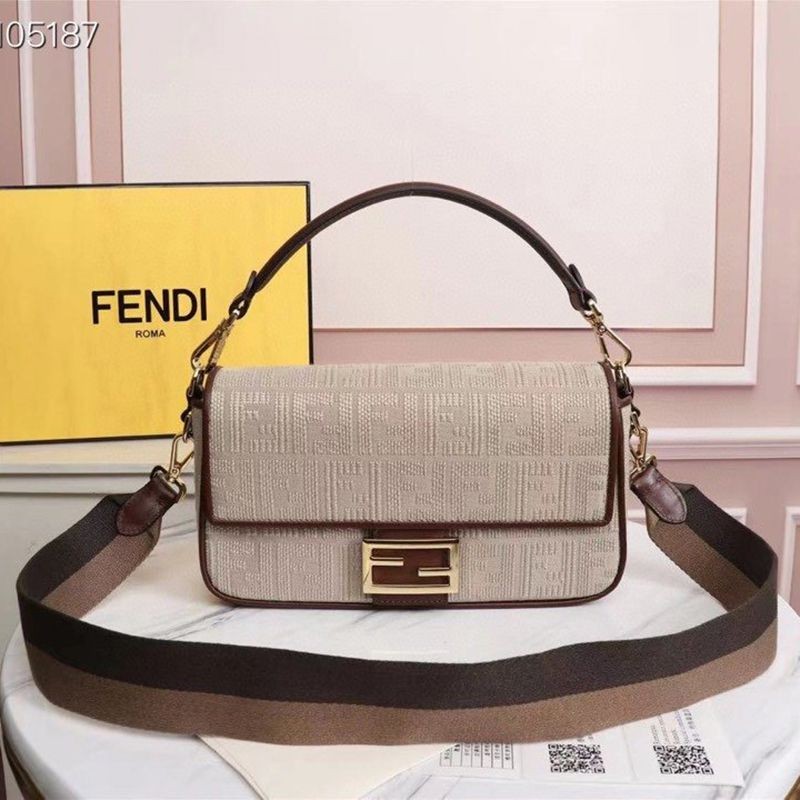 Rare color Fendi Midi copy Baguette FF fabric bag fey40952