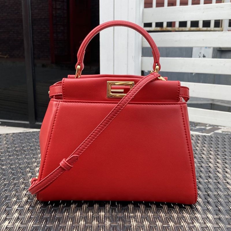 [Not available in Japan] Fendi replica Peekaboo mini leather bag fez52096