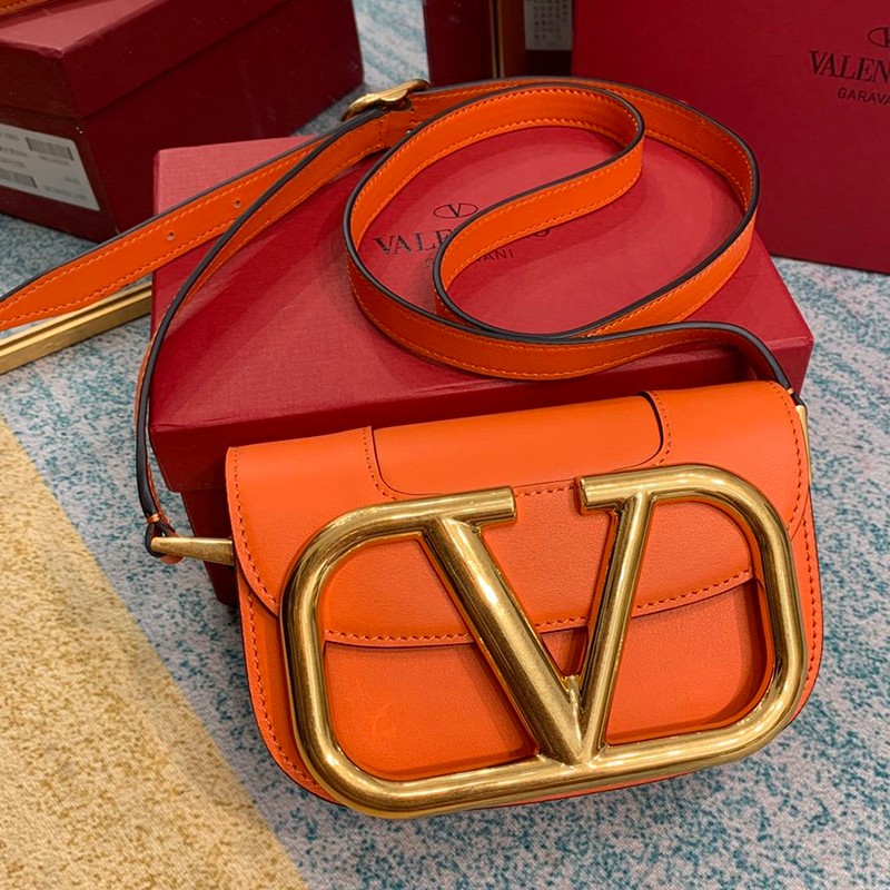 No.1 Popular Valentino Shoulder Bag Replica V Logo SUPERVEE Leather Crossbody Bag Vuc03765