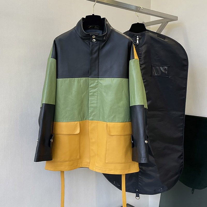 Very popular all over the world? Loewe Leather Jacket Copy Button Cropped lox58112 Very popular all over the world? Loewe Leather Jacket Copy Button Cropped lox58112