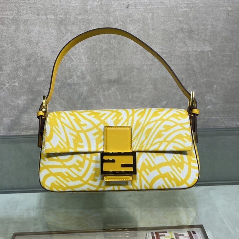 ☆Super popular☆Fendi Baguette 1997 copy FF canvas bag fep94435