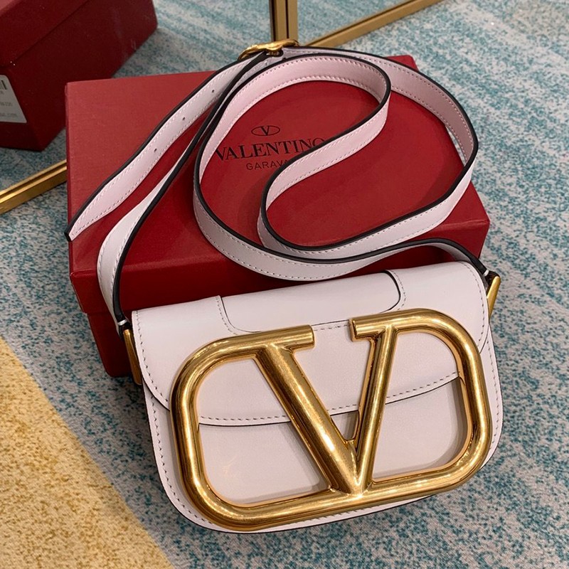 Popularity rising Valentino shoulder bag replica V logo SUPERVEE leather crossbody bag Vuo07144