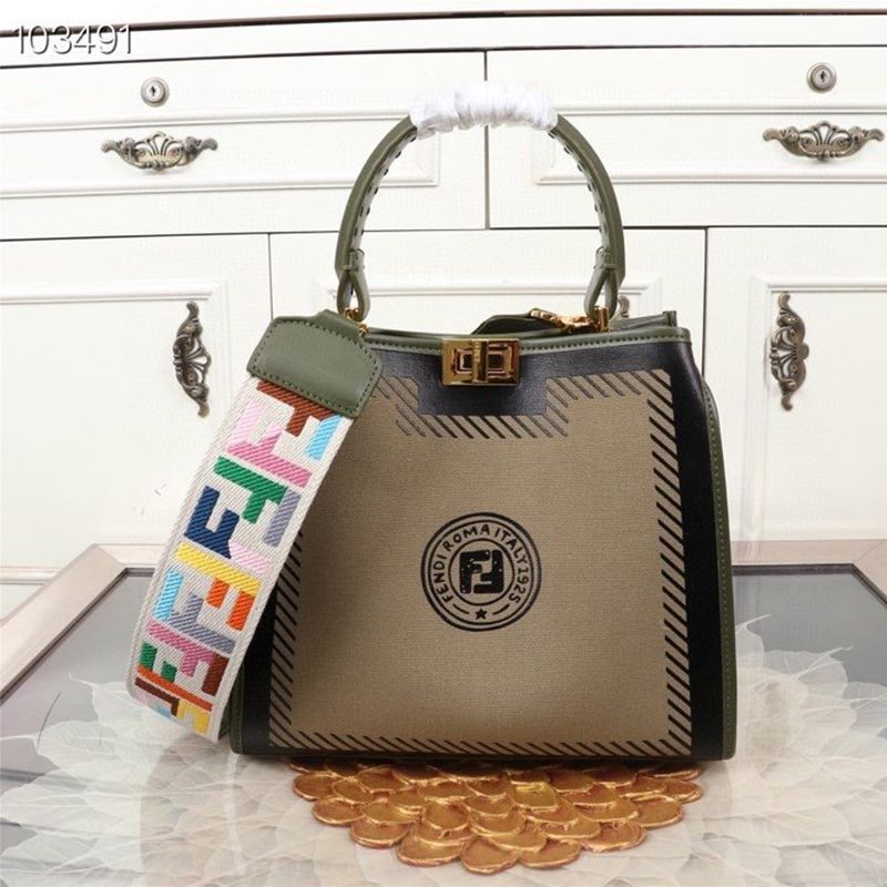 ☆Super popular☆Fendi replica Peekaboo I See You Medium Canvas Bag few43796