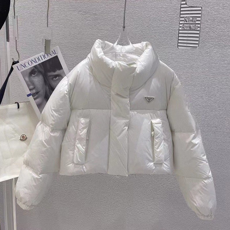 21-22AW★PRADA Down Jacket Replica Outlet Hooded Short puk37927