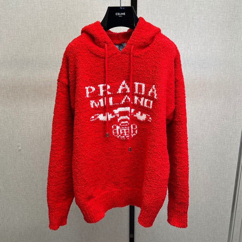 ☆Super popular☆【Prada hoodie copy】Nylon detail hoodie pue39089