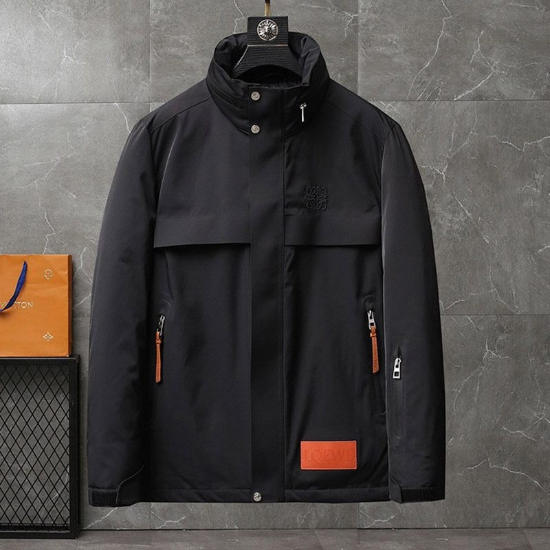 New Autumn/Winter Loewe Cotton Hooded Puffer Down Jacket Replica log77176