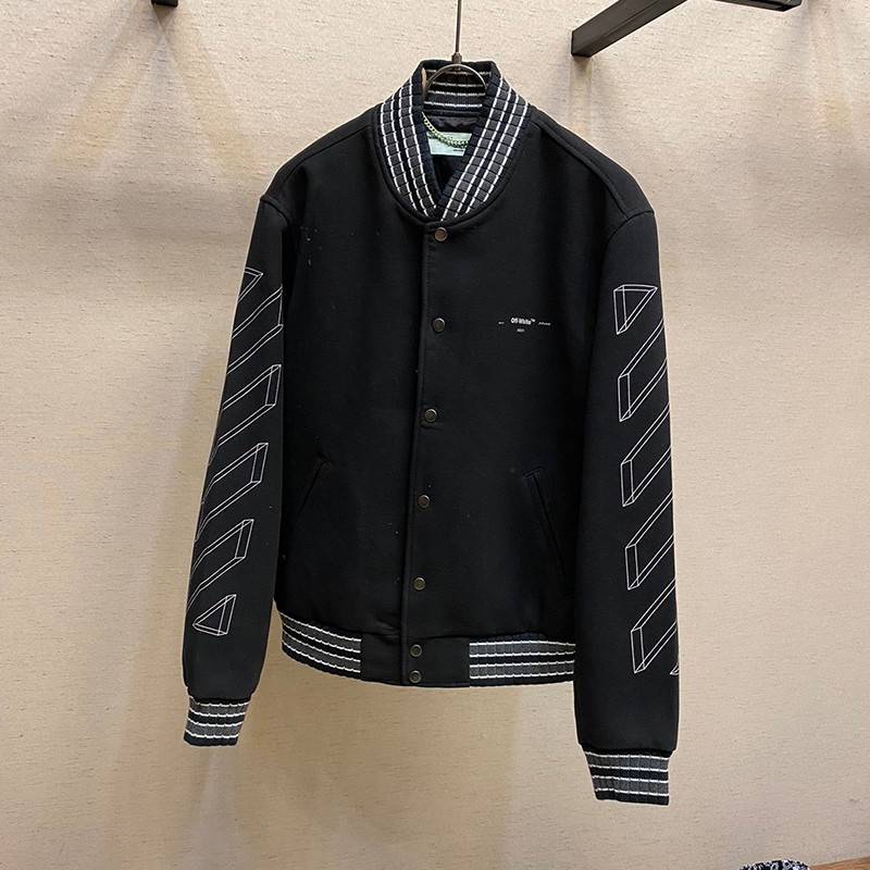 The rising popularity of OFF-WHITE jackets, replicas, minimal bomber jackets ofv45257