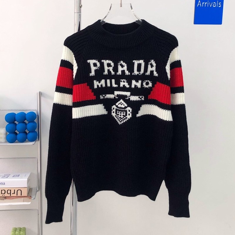 Free shipping Prada sweater copy cashmere wool sweater pur65853