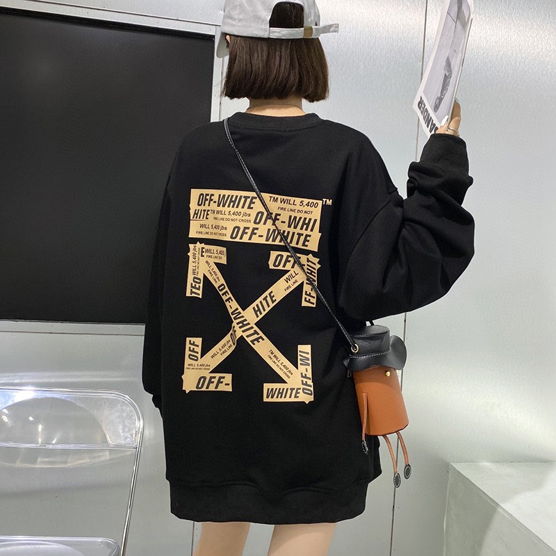 Popular Off-White Hoodie Replica Striped Logo Oversized oft41132