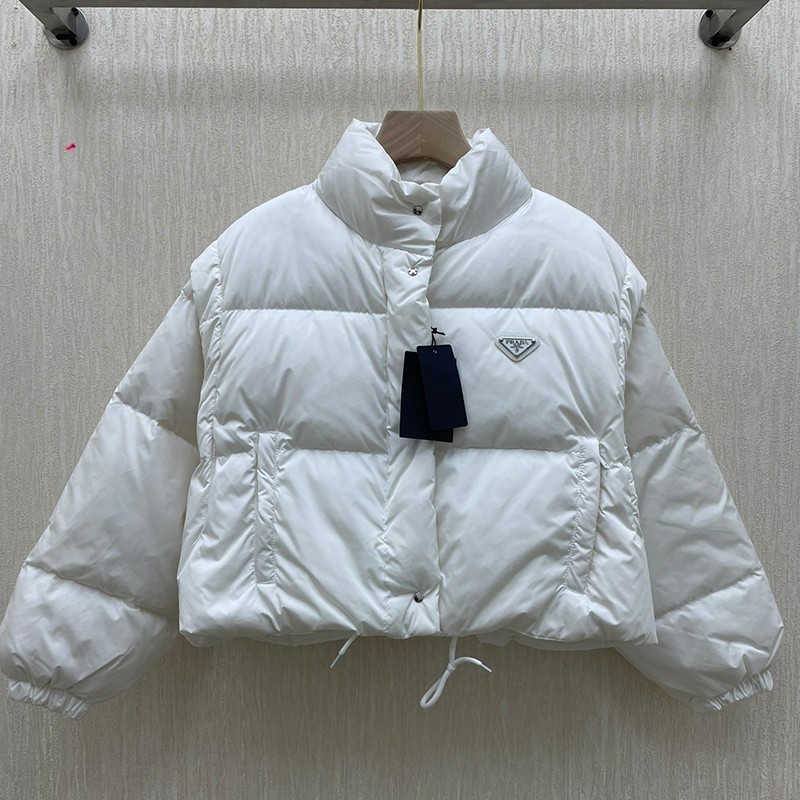 Very popular!! New color★Prada down jacket fake outlet hooded short puz22052
