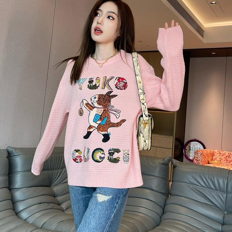Love at first sight? Fake Gucci sweater GG jacquard cotton yuku guq79004