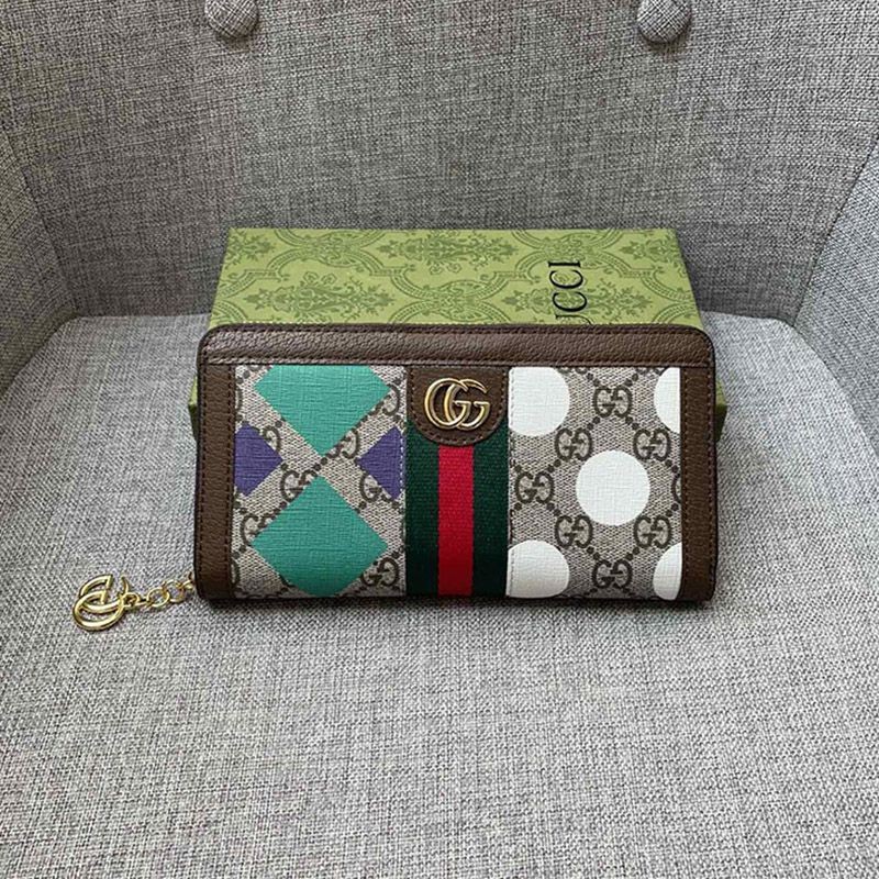 Best Price Guaranteed: Gucci Ophidia Zip Around Wallet Replica guq27003