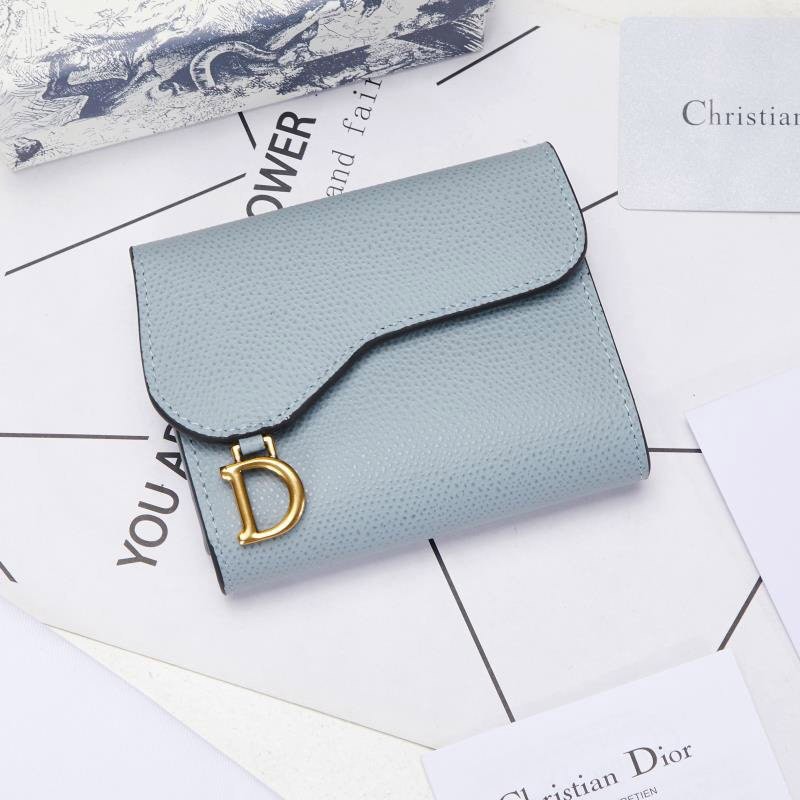 21-22AW [Dior] SADDLE D motif lotus wallet dee29618