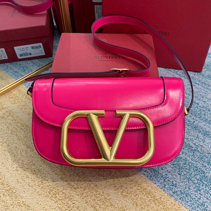 No. 1 in cumulative total sales! Valentino shoulder bag replica V logo SUPERVEE leather crossbody bag Vua84357