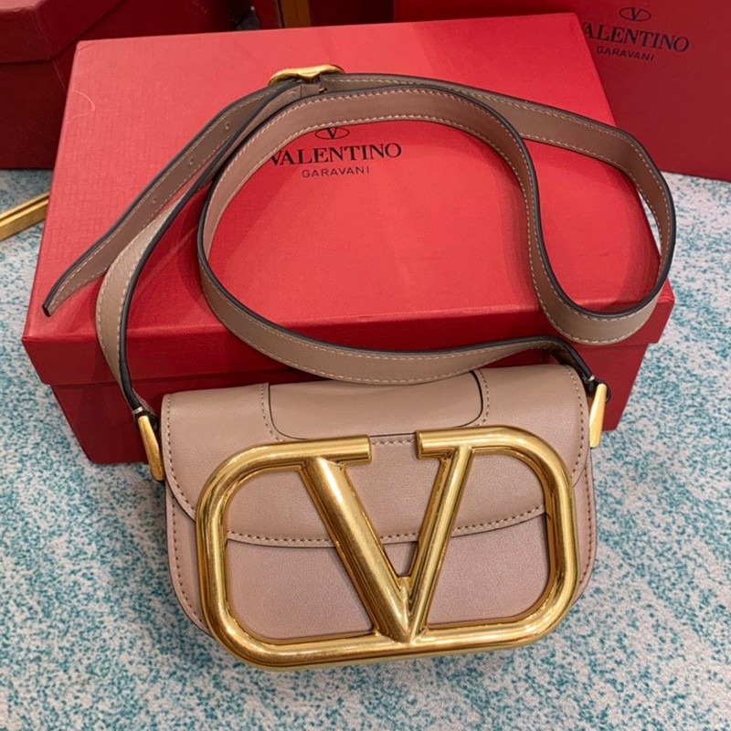 ★Popular in Japan! Valentino Shoulder Bag Replica V Logo SUPERVEE Leather Crossbody Bag Vup32776