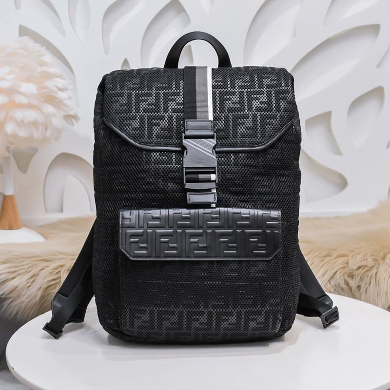 No.1 Popular Fendi Fendines Replica Backpack Medium Nylon feo70447
