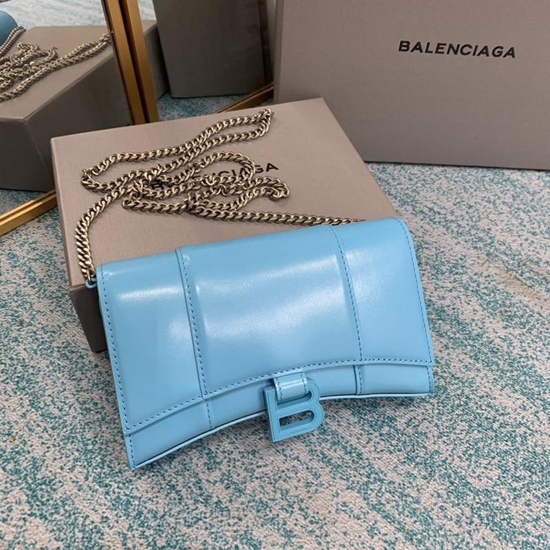 Balenciaga Replica Hourglass Shape Small Top Handle Bag baj10237