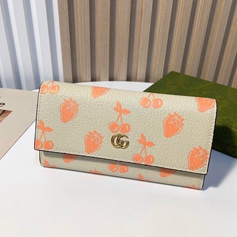 Extremely rare! [Gucci] ★GG Marmont Very Continental Wallet Replica gus97509