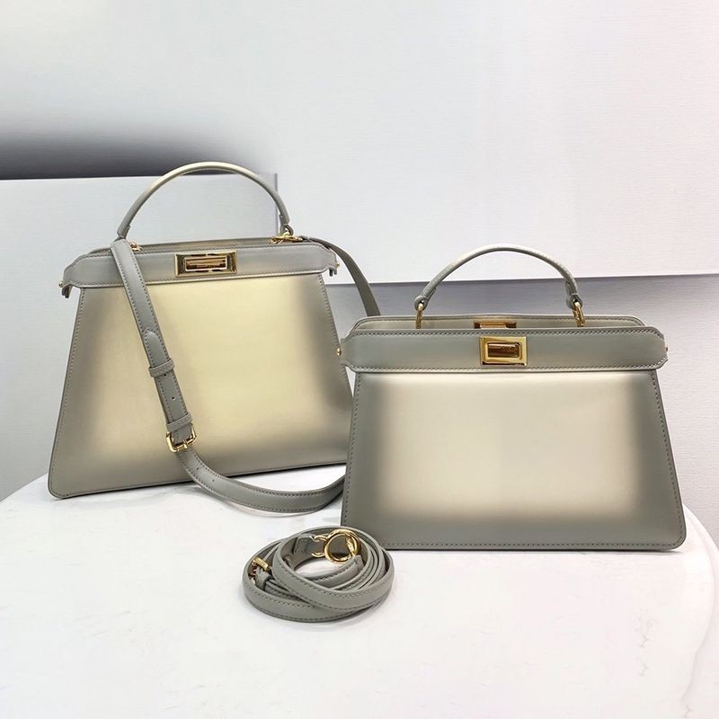 New Fall/Winter Fendi Peekaboo I See You Medium Leather Bag fel03148