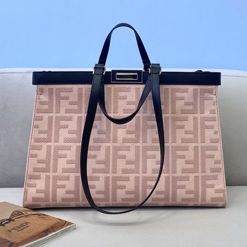 Fendi Peekaboo X Tote replica FF wool bag feu42338, popular all over the world