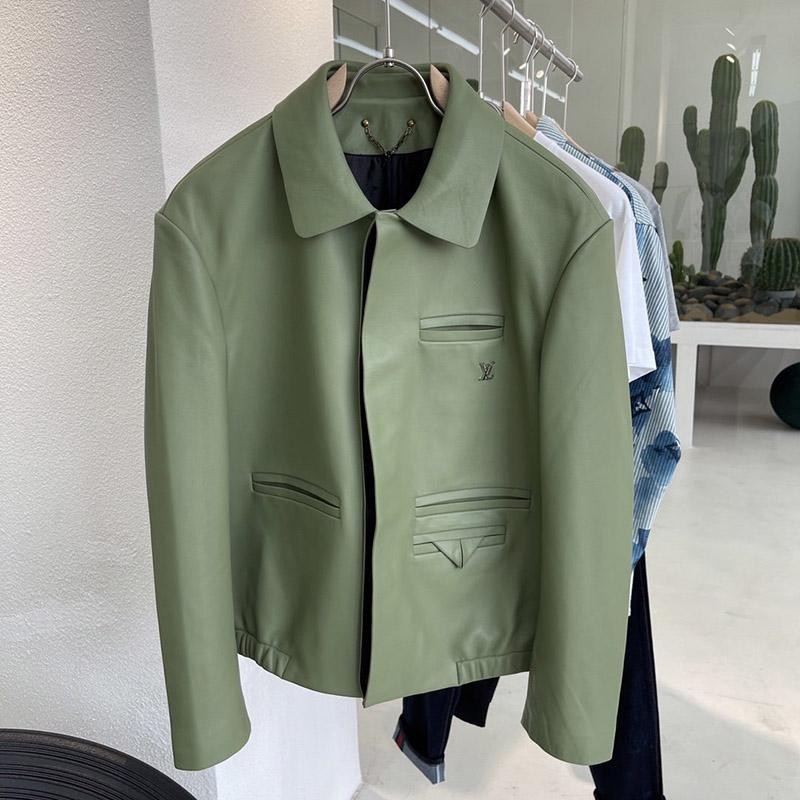 Popular new item? Louis Vuitton leather biker jacket replica vuh55775