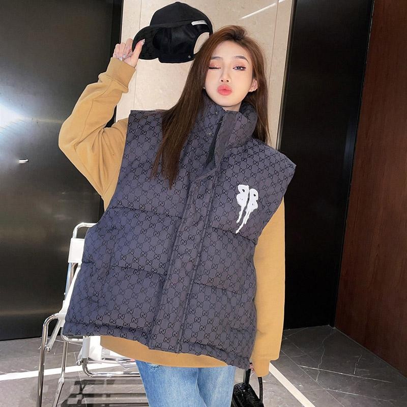 Very popular! Gucci Balenciaga fake down vest replica grade N gui08075