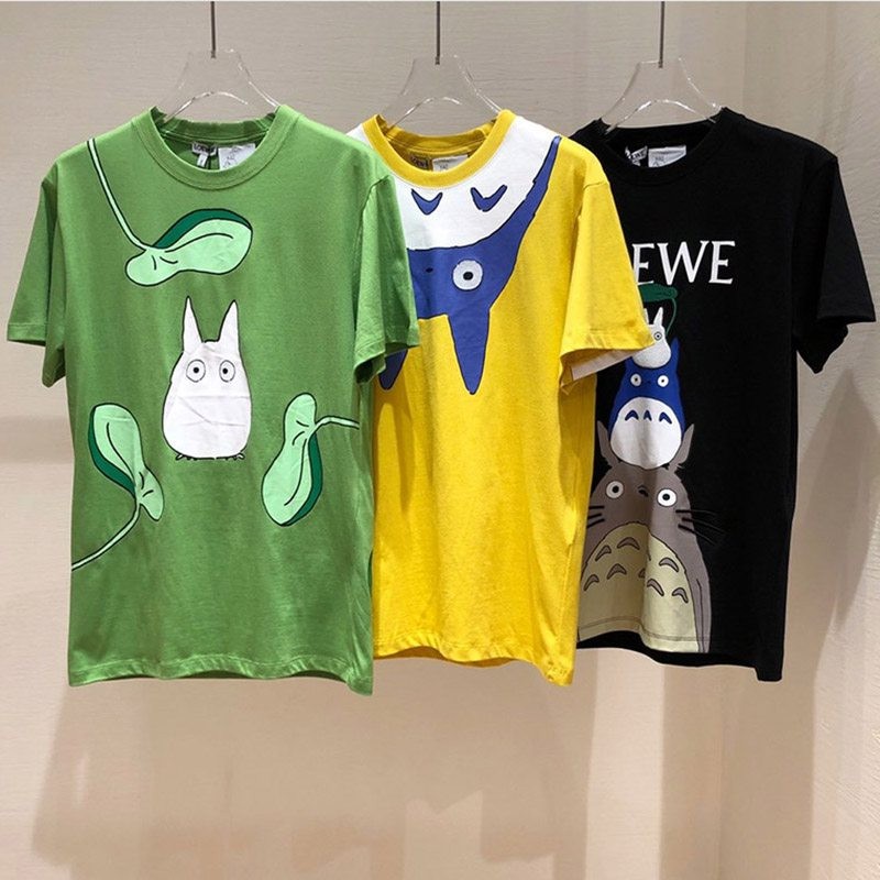 Love at first sight? Cute Loewe Totoro T-shirt replica collaboration cotton lou25310