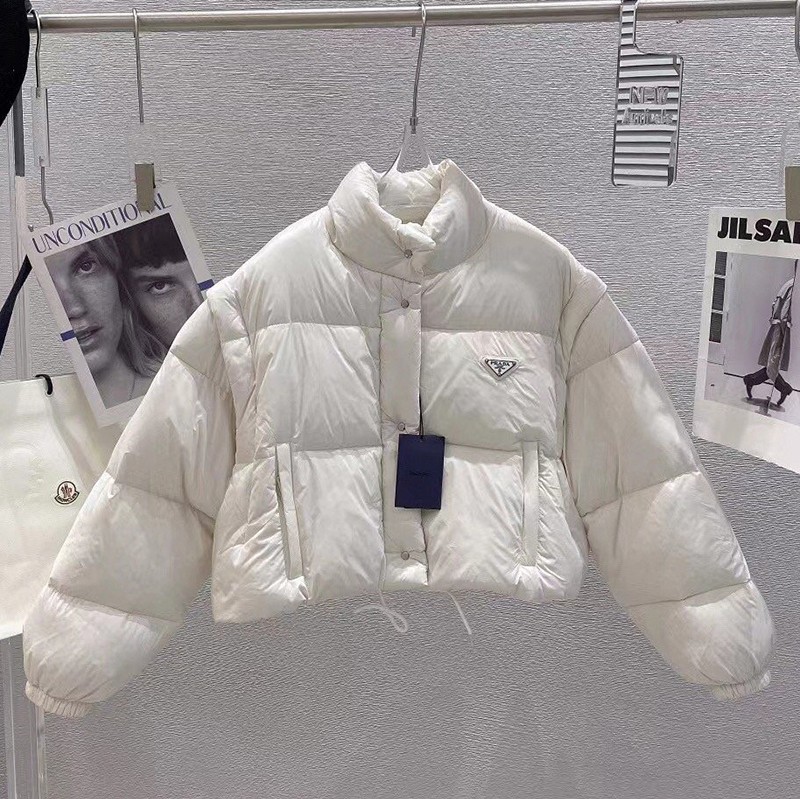 New for Autumn/Winter★Prada Down Jacket, Replica, Outlet, Hooded, Short, puy86215
