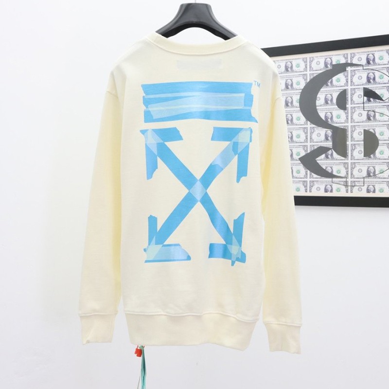 [Immediate domestic shipping] Off-White hoodie replica with striped logo oversized ofv67384