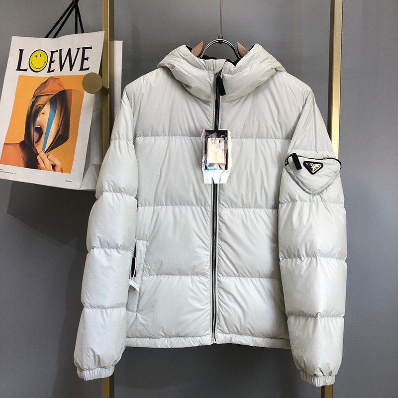 Best Price Prada Down Jacket Replica Black Men's Nylon puq00016