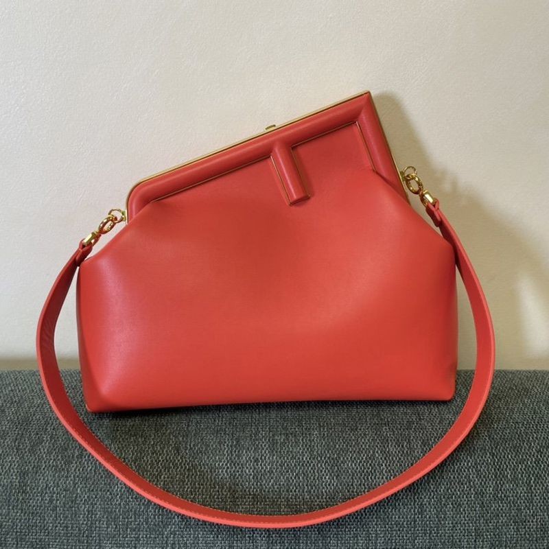 Free shipping Fendi first copy red leather bag 8BP129ABVEF0C3Q