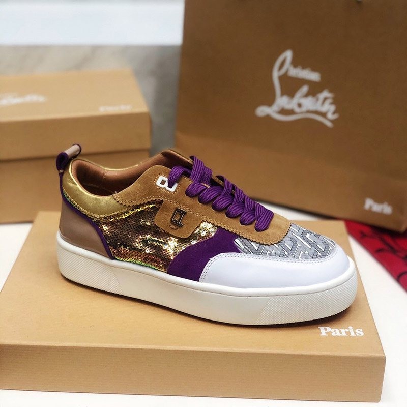 Not available in Japan, Louboutin FUN VIEIRA low-cut sneakers fake Ruv41670