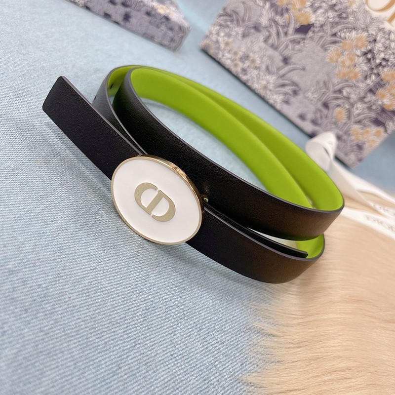 Very popular!! New color Dior belt copy ★ TEDDY-D 20mm calfskin dew83410