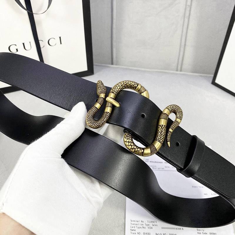 [Popular] Gucci Belt Replica Grade N G Snake 4cm Width gue23704