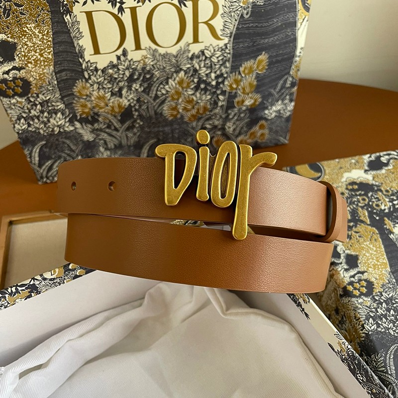Not available in Japan [Fake Dior Belt] 25mm Calfskin dea87534