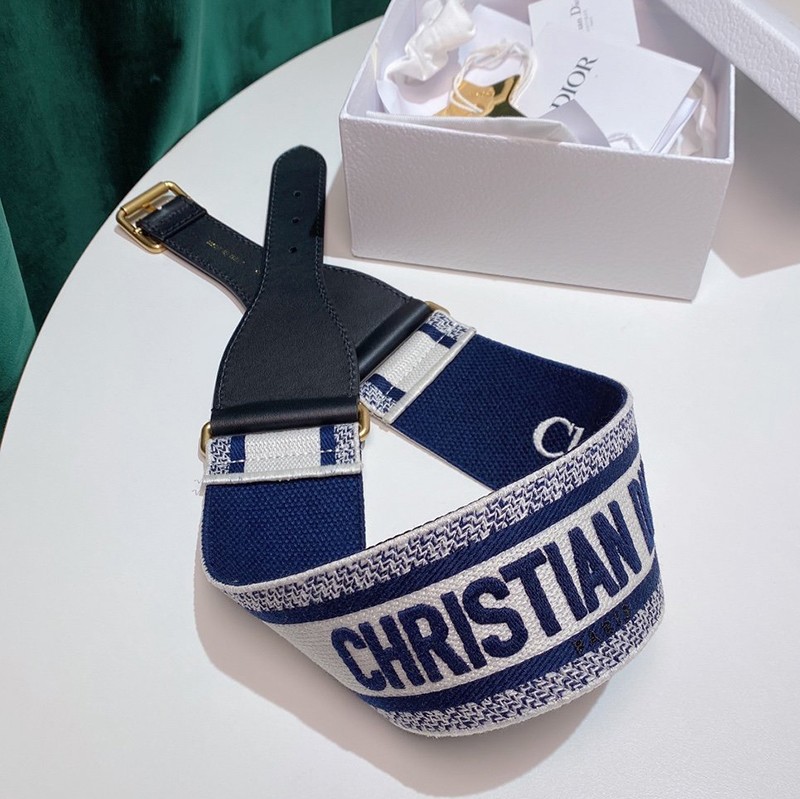 ★Popular in Japan! CHRISTIAN Dior replica canvas belt 65mm den65979